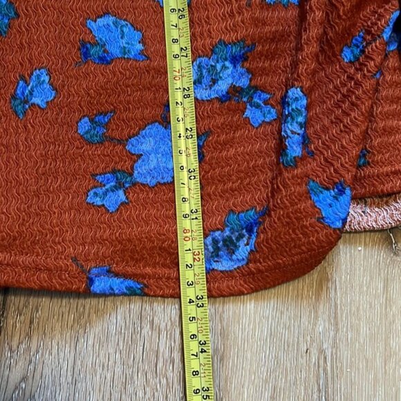 Anthropologie Ruffle Bohemian Mini Dress In Novelty Size Large - Picture 8 of 8